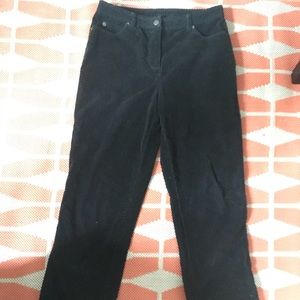 Corduroy Black Pants